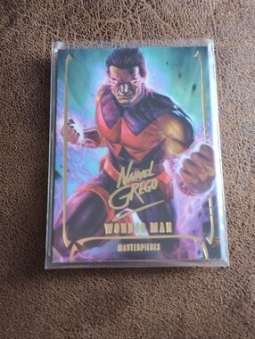 1$ Add On⭐ Marvel Masterpieces Nahuel Grego Wonder Man Gold Foil